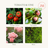 Tomato & Vine Candle, Scented Candles For Home, Candle Gifts For Women & Men, Glass Jar Candle, 40 Hours Burning Time, 7Oz