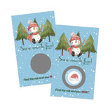 Festive Snowman Scratch-Off Cards: Holiday Party Game For Adults, Family Fun & Group Favors (30 Pack)