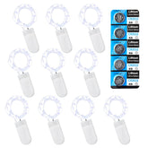 10 Pack Fairy Lights Battery Operated String Lights, 10 Led On 3.3Ft Silvery Copper Wire?For Flowers Gift Box Wedding Pa