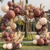 Boho Balloon Arch Kit Pink Nude Cream Dusty Rose Balloons for Baby Shower Birthday Wedding Party