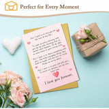 Heartfelt Valentine'S Day Card For Him Her, Romantic Valentines Day Card For Husband Wife Boyfriend Girlfriend, Cute Valentines Day Gift For Couple Partner Women Men, I Love You Cards