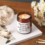 Retirement Gifts For Women, Funny Retirement Candle, Going Away Leaving New Job Retired Gifts For Women, Men, Friends, Coworker, Teacher, Sandalwood & Rose Scented, 7Oz