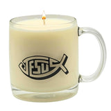 Pure Soy Wax Scented Candle | Non-Toxic, 100% All-Natural | Frankincense & Myrrh Essential Oils | Made In The Usa | Gift Box Included