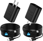 2 Pack 25W USB C Fast Charger with 10FT Type C Cable for Samsung Galaxy and iPhone