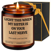 Candles, Brother In Law Gifts, Birthday, Wedding, Valentines Day Funny Gifts For Brother In Law From Sil, Cool Presents Ideas For Future Bil, Sisters Boyfriend Or Husband, Married Sister