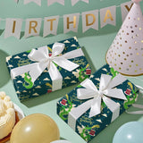 Birthday Wrapping Paper Roll For Boys Girls, Mini Roll, Magical Dragon And Cake Design With Have A Magical Birthday Text Design, Fantasy Gift Wrap For Kids Party, 17 Inches X 16.4 Feet