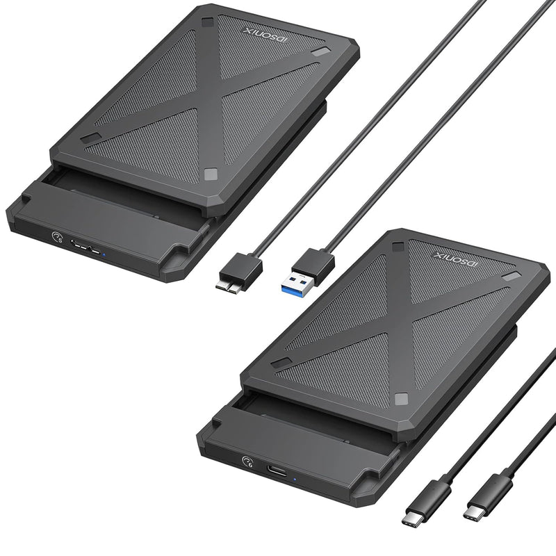 Idsonix 2.5 Inch Hard Drive Enclosure Usb 3.0 To Sata Iii Tool-Free External H
