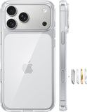 Diamond Clear Case for iPhone 18 Pro 2026 Upgraded Anti Yellowing Protective Cover