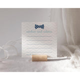 Bow Tie Advice Cards (25 Pack) Fun Baby Shower Game - Best Wishes For New Parents - Unique Advice Guest Book Alternative For Graduations, Birthdays & Time Capsules - 4X4 Cards