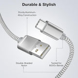 3 Pack USB A to USB C Cable 1.5FT 3.3FT 6.6FT Fast Charging CarPlay Cord for iPhone 17 Samsung Galaxy iPad