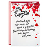 Hallmark Valentines Day Card for Daughter (Daughter and Friend)