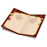Grandson Christmas Card, Made In America, Thick Card Stock With Premium Envelope Packaged In A Reusable Presentation Mailer, Eco-Friendly, 5In X 7.75In