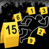15 Pcs Evidence Markers Crime Scene Markers Tents Crime Scene Decorations Crime Scene Accessories Mystery Decorations For Adults Detective Game Murder Theme Clue Game Party Decoration