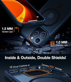 Magnetic Shockproof iPhone 15 Pro Case Protective Translucent Slim MagSafe Compatible Guardian Cover