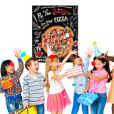 Pizza Party Decorations Pin The Pepperoni On The Pizza Party Game For Pizza Family Night Birthday Party Pizza Party Supplies Favors