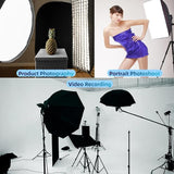 135W CFL Daylight Spiral Light Bulb 5500K E26 E27 Photography Softbox Lighting Bulb