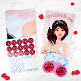 Pin The Ring On The Bride, Bridal Shower Hen Party Bachelorette Party Girls Game Bride To Be Pin Game Party Supplies