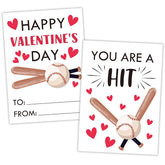 Greetings Valentine'S Day Cards, 30 Sports Baseball Valentine'S Classroom School Exchange Cards For Girls Boys Party Favors