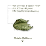Gouache Metallic Mid Green Refills (50Ml/1.7Oz)|Intense Pigments, Easy Color Refill (2 Pcs.)