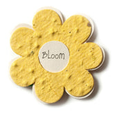 Bloomin Mini Yellow Flower-Shaped Seed Paper Enclosure Cards 9 Card Set - Perfect For Valentine'S Day, Mother'S Day And Wedding Anniversaries! Size: 2.25 X 2.25 By Bloomin