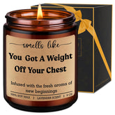 Get Well Candle - Mastectomy Gifts For Women, Breast Cancer Gifts - Funny Breast Reduction, Mastectomy Recovery, Cancer Survivor, Top Surgery Present For Woman, Men - Post Lumpectomy Must Haves