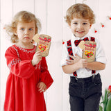 48Pcs Valentines Cards For Kids Mason Jar Happy Valentines Day Cards Candy Holder Card Bulk Valentine Candy Bag Jar Valentine'S Day Paper Jar For Classroom Exchange Party Favors(Candy Not Included)