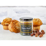 Deez Nutz- Funny- Banana Nut Bread- Hazelnut Vanilla- Scented Candle- Double Pour- 6 Ounce- 40 Hour Burn Time