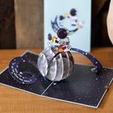 Signature Love You To The Moon 3D Pop-Up Card | Father’S Day Card | Anniversary Card For Him | Husband, Dad, Grandpa | 3D Greeting Card For Men | Just Because | Birthday Card For Boys