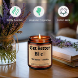 Candles - Get Better Soon, Funny Get Well Gifts, Surgery Recovery Gifts For Women, Men - After Knee Hip Surgery, Hysterectomy Recovery, Mastectomy, Broken Leg, Injury, Cancer, Feel Better Ideas