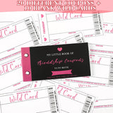 Best Friend Coupon Book For Bestie - Best Friend Birthday Gifts For Women, 20 Fun Friendship Vouchers + 10 Blank Wild Cards - Friendship Galentine'S Day Gifts For Bff, Sister