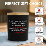 Valentines Galentines Day Gifts For Women Men Scented Candle, Sandalwood Rose Candle 7 Oz, Romantic Birthday Gifts For Him Her, Girlfriend Boyfriend Gift Anniversary Friendship Funny Gift