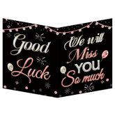 Jumbo Farewell Card For Women Coworkers, Large Retirement Card With Envelope, Farewell Party Decorations, Going Away Gifts For Colleages Women Her 13.8 X 21.6 Inch (Rose Gold)