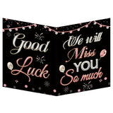 Jumbo Farewell Card For Women Coworkers, Large Retirement Card With Envelope, Farewell Party Decorations, Going Away Gifts For Colleages Women Her 13.8 X 21.6 Inch (Rose Gold)
