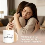 Sympathy Gifts For Loss Of Loved One, Memorial Gifts - No Words Just Hugs Lavender Scented Candle 7Oz - Bereavement, Grief, Thinking Of You, Get Well, Condolence Candle For Women