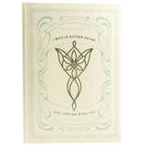 Lord Of The Rings Pop-Up Greeting Card - I Would Rather Share One With You, Than Face All The Ages Of This World Alone - Love, Anniversary, Birthday - Rings Of Power Card For Men & Women -5X7