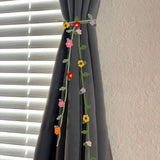 2 Pcs Crochet Flowers Hanging Plant Daisy Sunflower For Accessories Car Flower Arrangement Artifical Sunflower And Wildflowers Crochet Flower For Women Girls Birthday Christmas Party Home