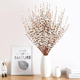 10 Pcs 29.5" Long Of Jasmine Artificial Flowers Faux Jasmine Fake Flower For Wedding Diy Floral Art Plant Home Office Party Decoration (White)