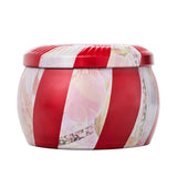 Voluspa Crushed Candy Cane, Mini Tin Candle, 4 oz, 25 Hour Burn Time, Coconut Wax for Clean Burning, Handcrafted in The USA