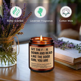 Candle - Reading Gifts For Book Lovers Women - Bookish Decor, Dark Romance Readers, Book Lover Gifts For Women - Funny Valentines Day, Birthday Present For People Who Like To Read, Bookworm, Nerd