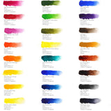 Watercolor Paint, 24 Vibrant Colors Highly Pigmented, 5Ml Each Tube, Perfect For Painters, Artists, Hobbyist, Beginners, Students