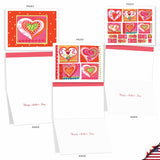 10 Assorted Mother'S Day Notecards Bulk Box Set 4 X 5.12 Inch With Envelopes (10 Designs, 1 Each) Art Hearts Am6725Mdg-B1X10