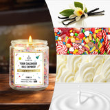 18Th Birthday Gifts For Girls Boys, Happy Birthday Candles - Natural Soy Wax Scented Candle With Vanilla, 18Th Birthday Decorations Gifts For Daughter, Friends, Sister, Niece, Son, 9Oz