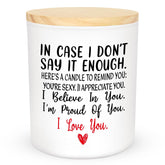 Valentines Day Gifts For Her Wife Girlfriend - Vanilla Lavender Romantic Candles 10 Oz - Engagement Gifts For Her Women, I Love You Anniversary Wedding Gift, Husband Birthday Gift For Him