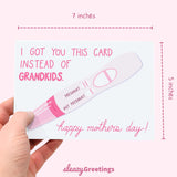 Funny Mother'S Day Card | Funny Card For Mom | Instead Of Grandkids Prank I'M Pregnant Joke Card