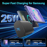 2 Pack 25W USB C Super Fast Charger with 10FT Type C Cable for Samsung Galaxy S26 S25 S24 S23 S22