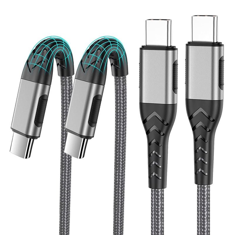 Usb C To Usb C Cable, 2Pack 100W 10Ft Usb C Charger Cable Fast Charging For An