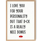 1Pcs Funny Valentines Day Card For Him Naughty Valentine'S Cards For Boyfriend Husband Fiance From Wife Girlfriend Valentine Day Cards Adult Naughty Valentines Card Gift Anniversary Birthday Gifts For Men