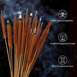 Dried Natural Brown Cattails Flowers - 20Pcs Real Broadleaf Pencil Cattail Stems Bundles, 17'' Bulrush Plants Dry Flower For Diy Floral Arrangements, Wedding Home Office Gardens Decor