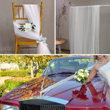 Artificial Wedding Car Decorations Kit With Suction Cups - Flowers, Bouquet, Ribbon Set - Artificial Rose Flowers For Car - Red