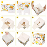51 Pcs Bee Diaper Raffle Card Box Set Baby Shower Holder Box With 50 Pcs Bee Baby Shower Advice Card For Baby Shower Game Gender Reveal Party Decoration Mommy To Bee Dady To Bee Party Suppires